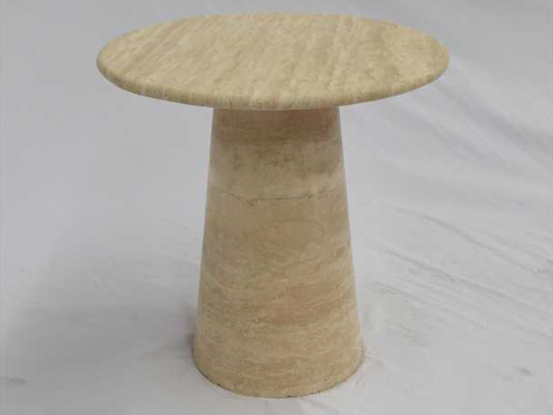 Table basse en marbre beige